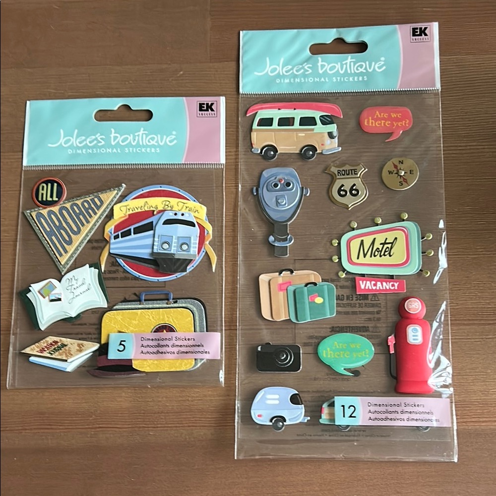 Jolee’s Travel Scrapbook Stickers